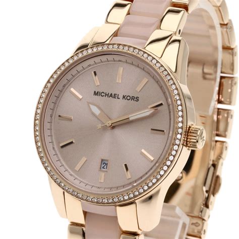 michael kors ritz rose gold tone ladies watch|rose gold mk watch cheap.